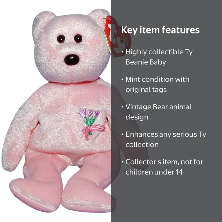 Ty Beanie Babies Mum the Bear Plush Stuffed Animal, MWMT - Walmart.com