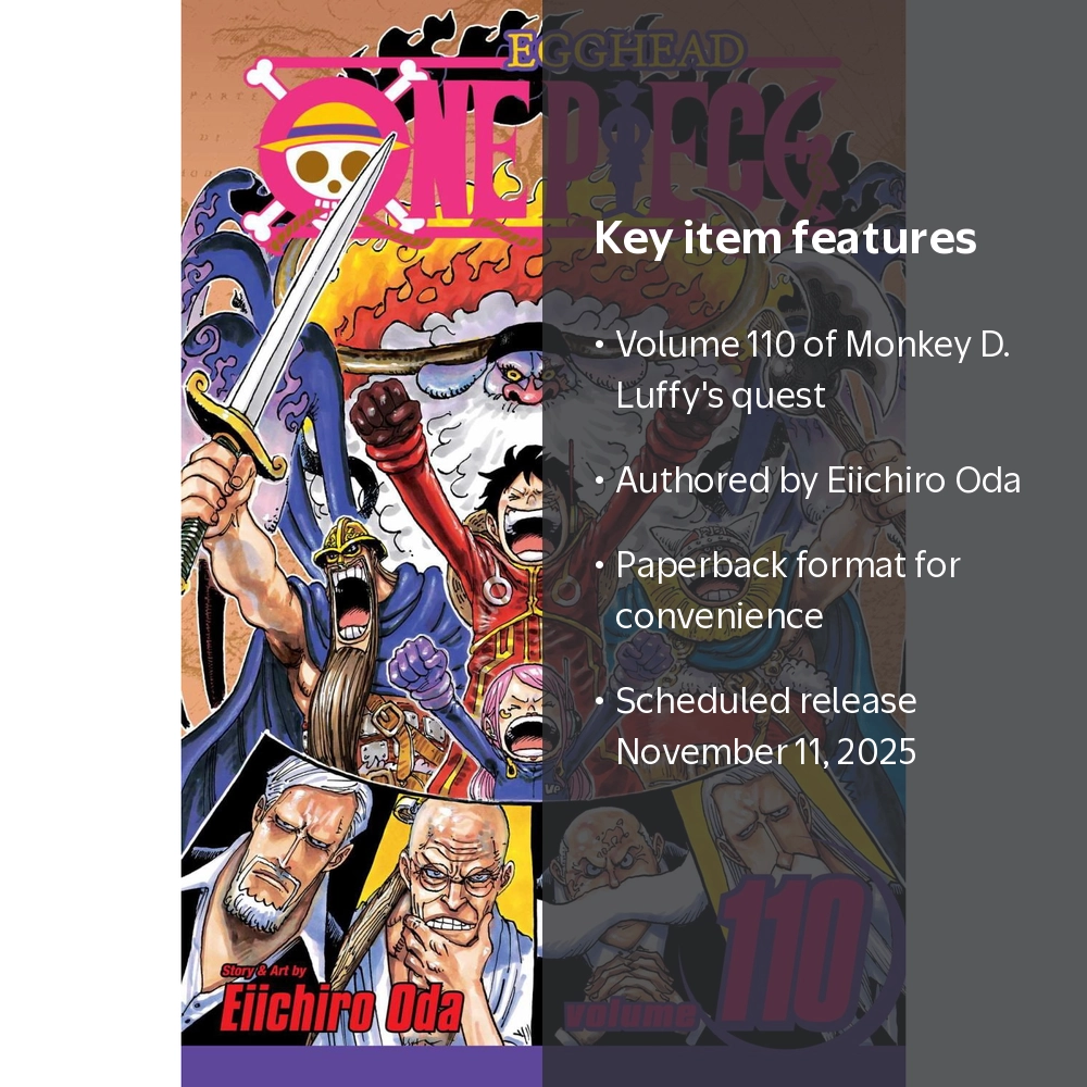 Eiichiro Oda, One Piece, Vol. 110 Paperback, Pirate Adventure
