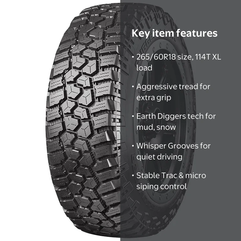 Cooper Discoverer Rugged Trek 265/60R18 114T XL All Terrain Tire
