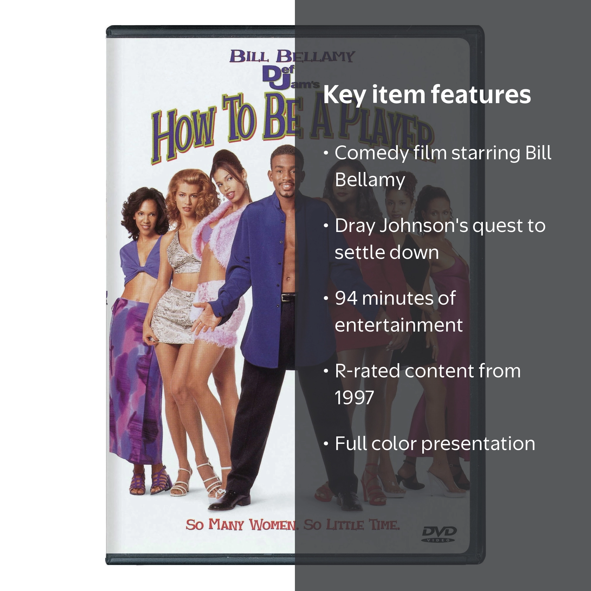Universal Studios, DVD, How to Be a Player [DVD], 94 mins
