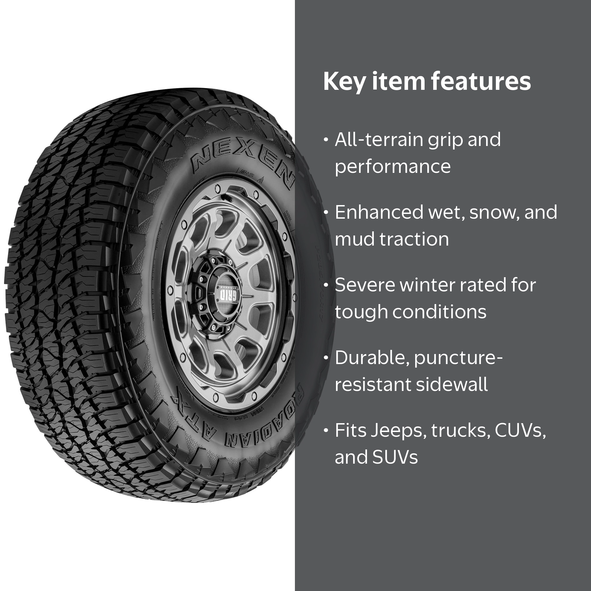 Nexen Roadian ATX All Terrain LT285/75R17 128/125S E Light Truck
