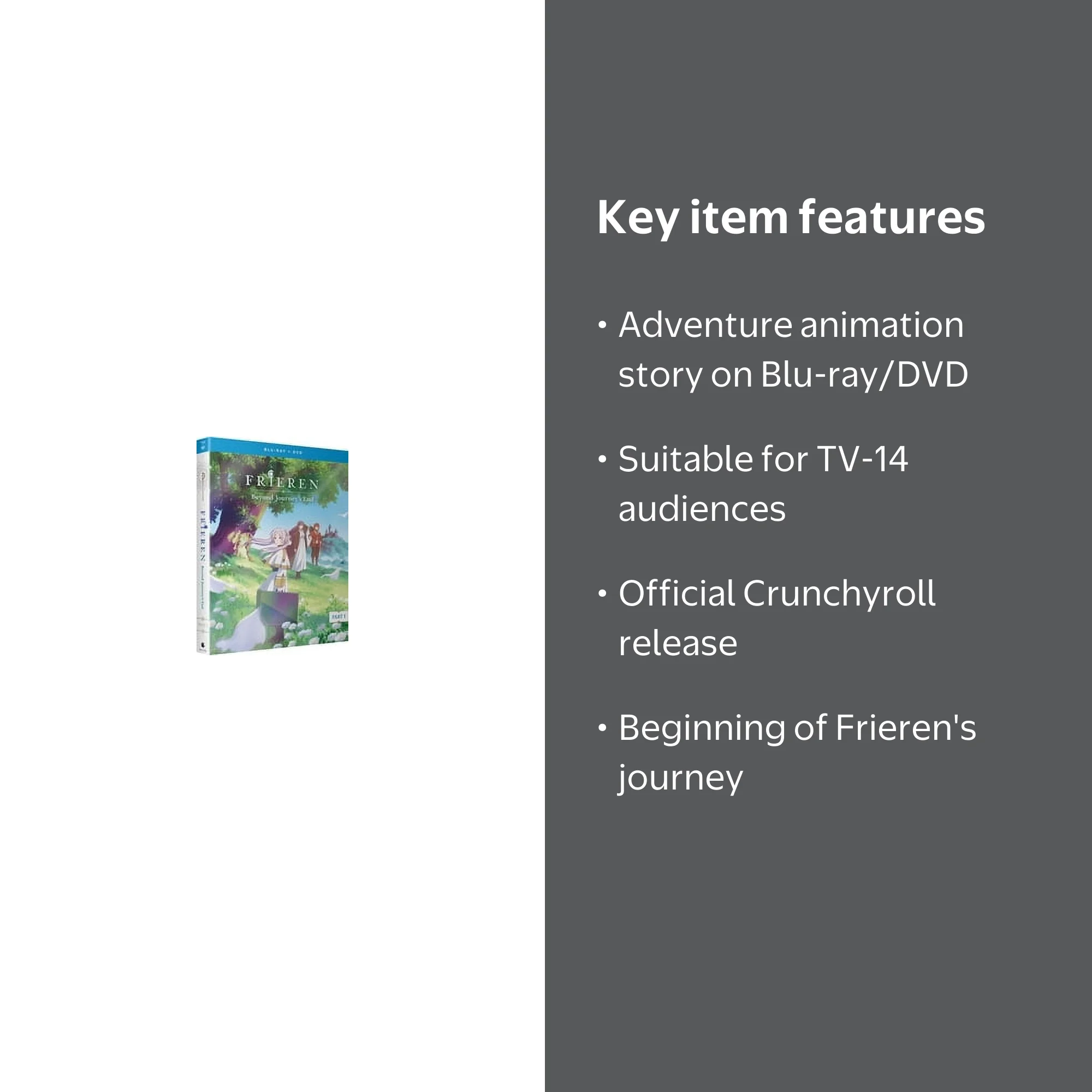 Sony, BD/DVD, FRIEREN Beyond Journey's End Part 1, Blu-ray DVD