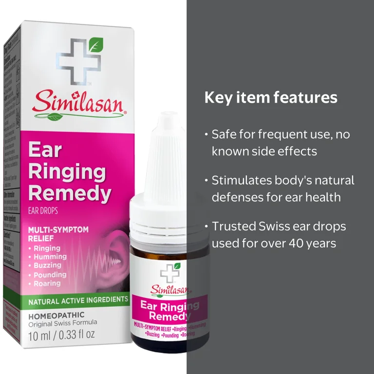 Similasan Ear Ringing Remedy, Ear Drops, 0.33 fl oz