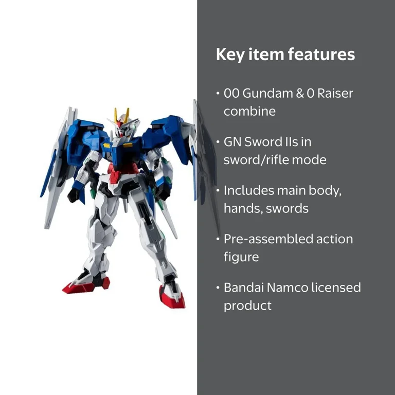 Tamashii Nations - Mobile Suit Gundam - GN-0000 + GNR-010 00