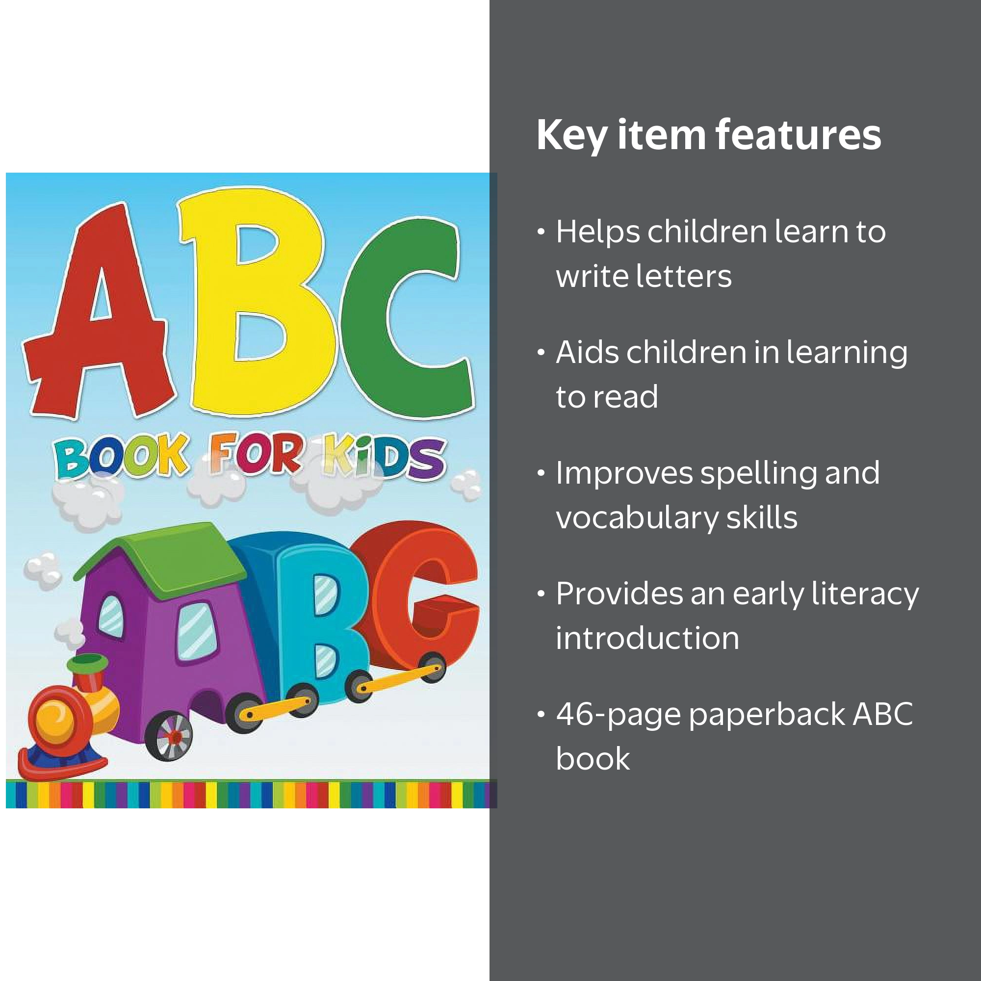 ABC Book For Kids, (Paperback) - Walmart.com
