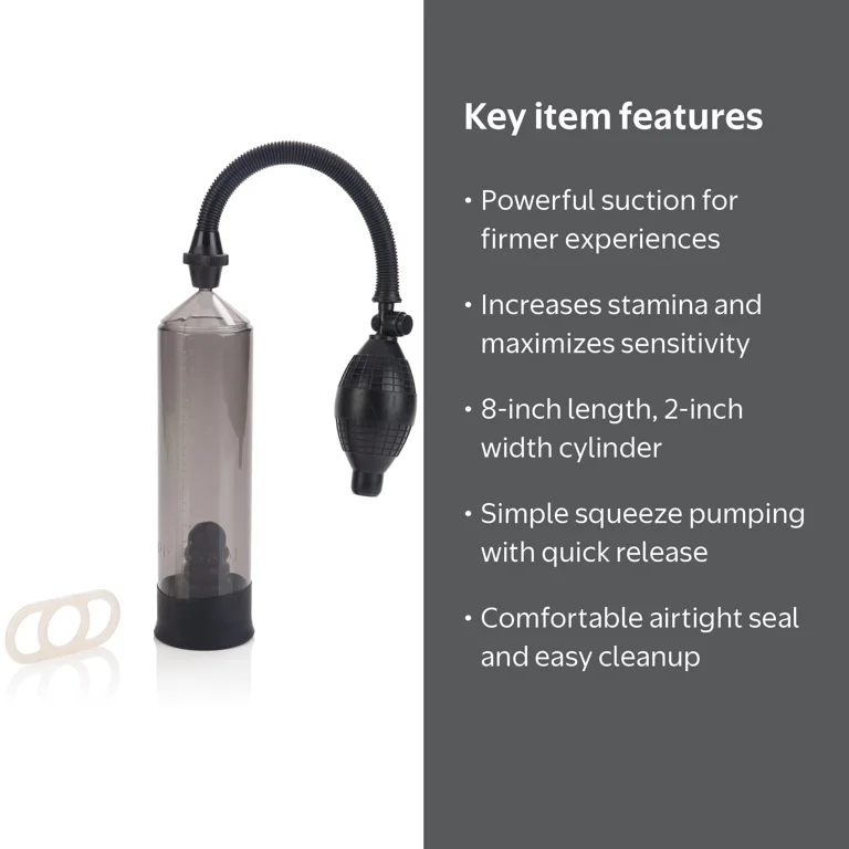CalExotics Precision Penis Pump With Erection Enhancer - Walmart.com