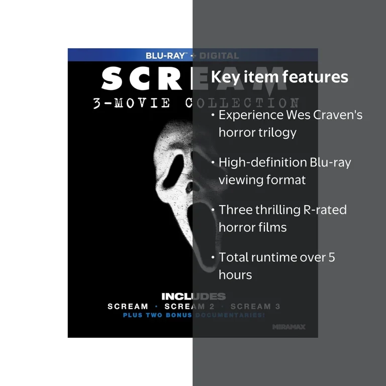 Scream 3 Movie Collection [Blu-ray] - Walmart.com
