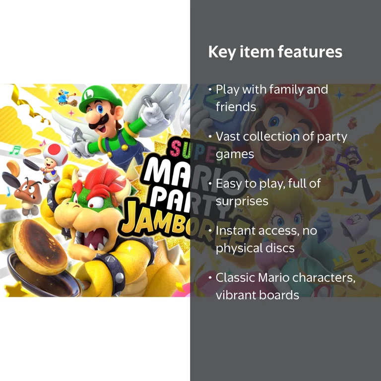 Free Shipping! Nintendo Super Mario Party Jamboree Digital for