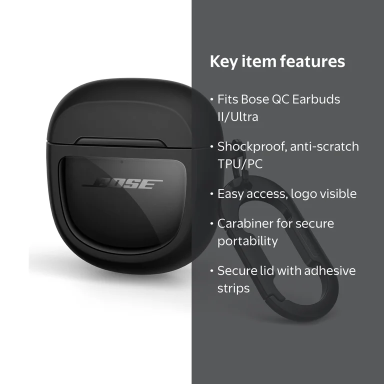 Suritch Protective Case for Bose QC Earbuds II/Ultra 2022/2023 +