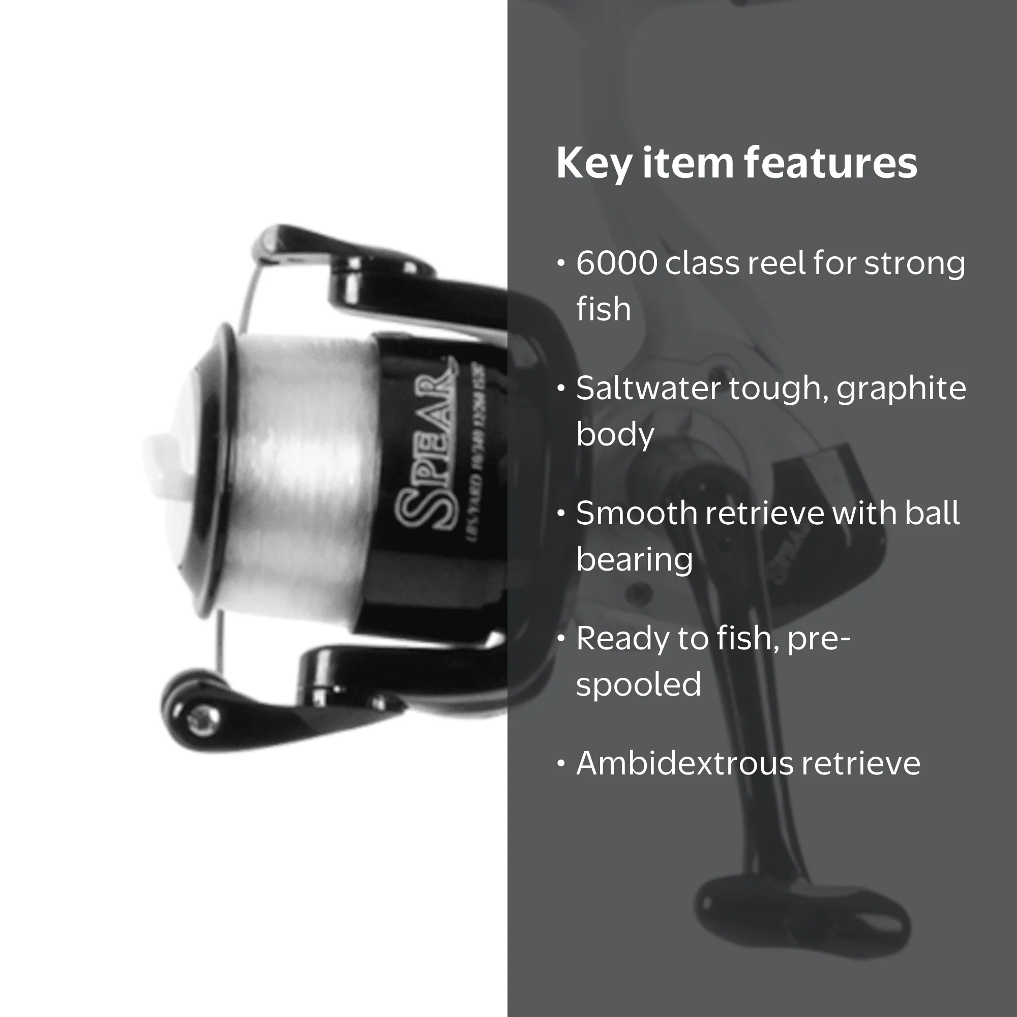 PR Tsunami Spear II 6000 Spinning Fishing Reel - Walmart.com