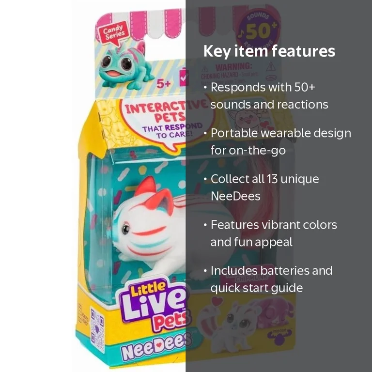 Little Live Pets Candy Series Nibblee Chipmunk Wearable