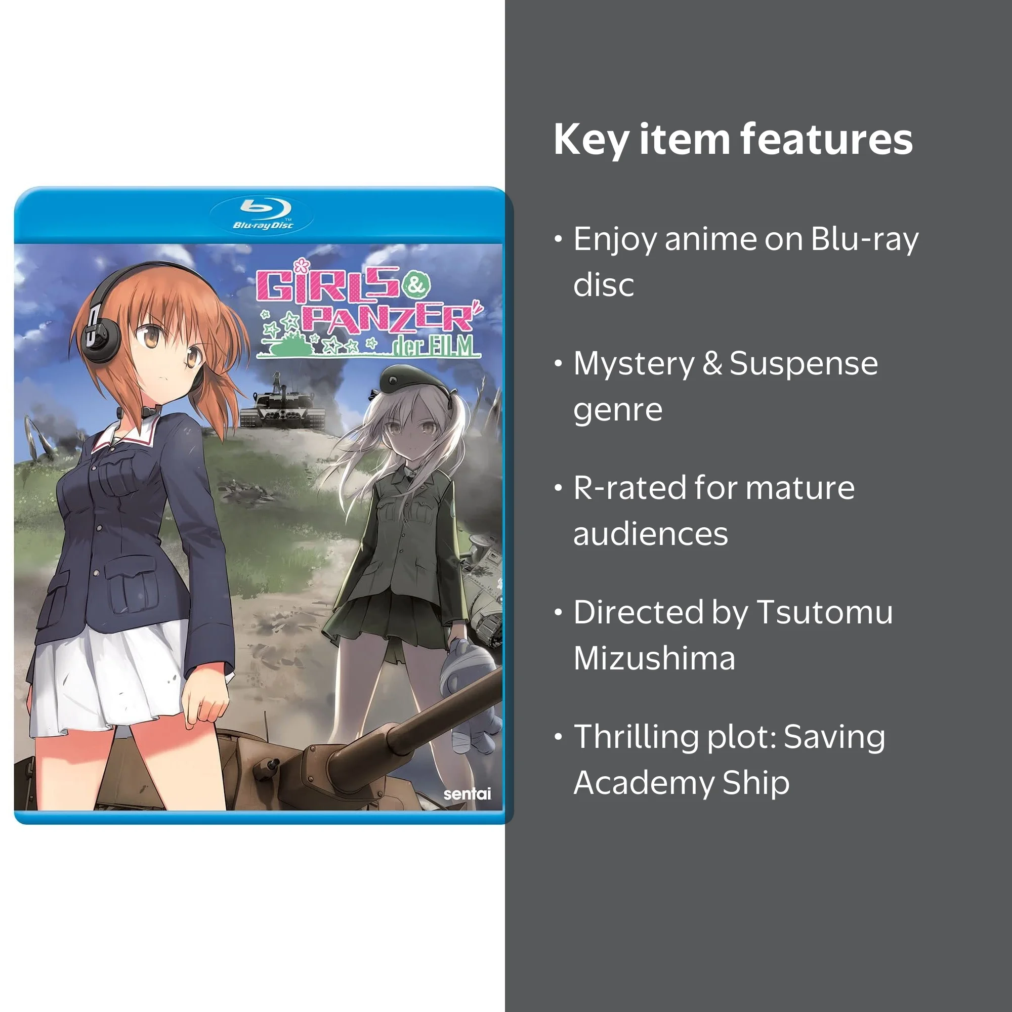Girls Und Panzer Der Film - Walmart.com