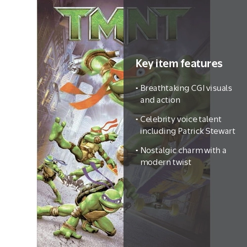 Teenage Mutant Ninja Turtles DVD 2007, Animated Film, CGI, 87