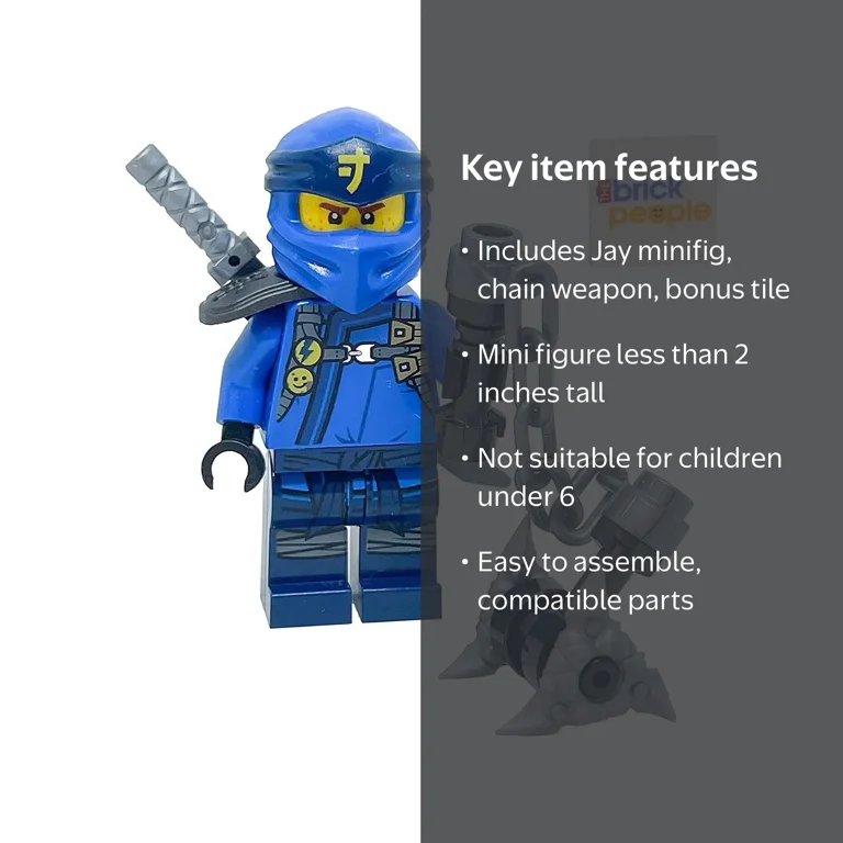 LEGO Ninjago Secrets of The Forbidden Spinjitzu: Jay Minifig with