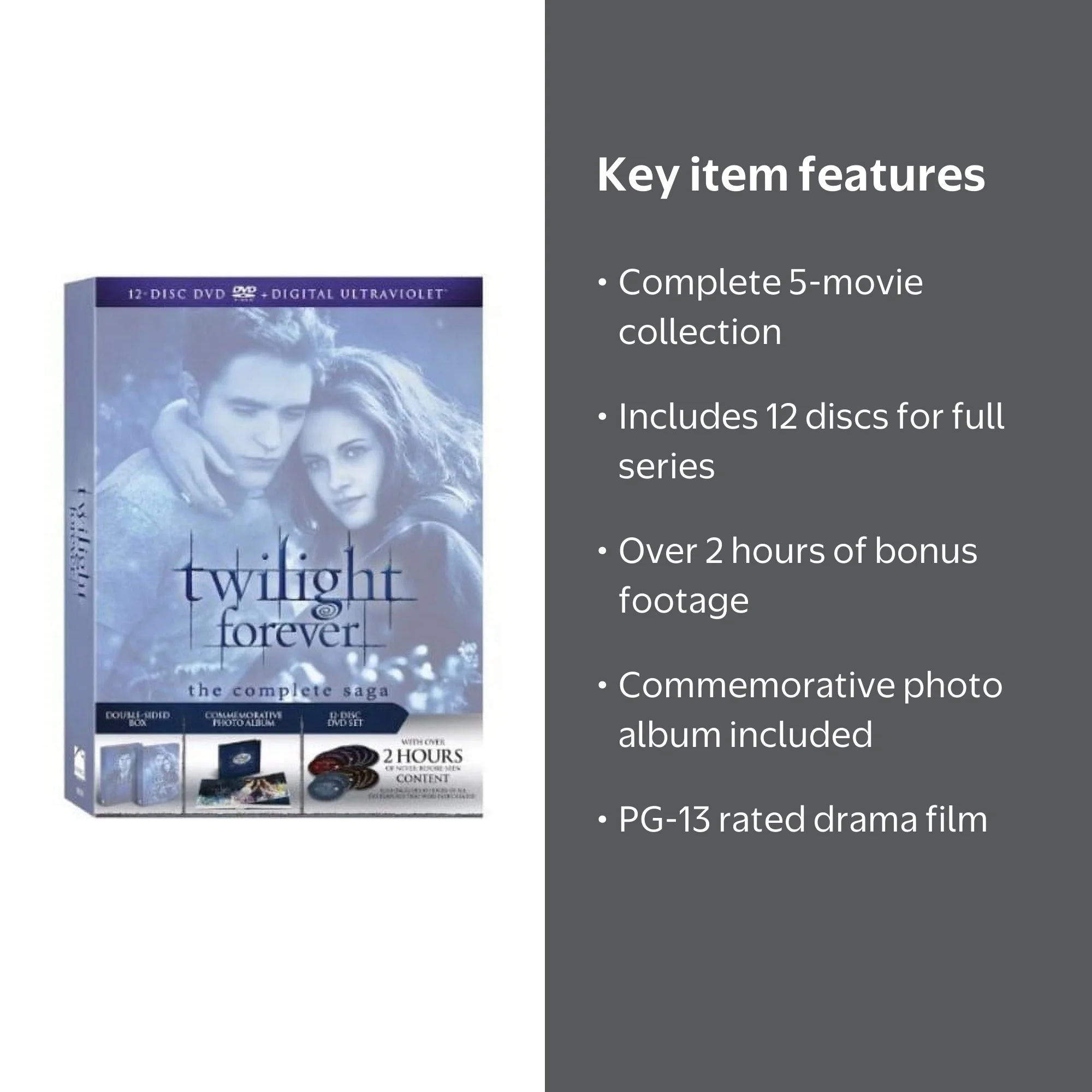 Twilight Forever: The Complete Saga DVD - Breaking Dawn, Eclipse