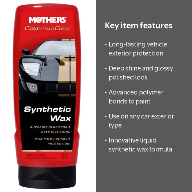 Mothers, Synthetic Wax, 16 oz, Long-Lasting Protection - Walmart.com