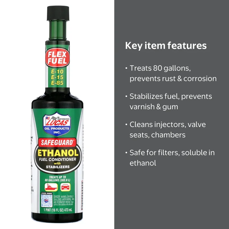 Lucas Oil, Ethanol Fuel Conditioner, 16 fl oz, with Stabilizers