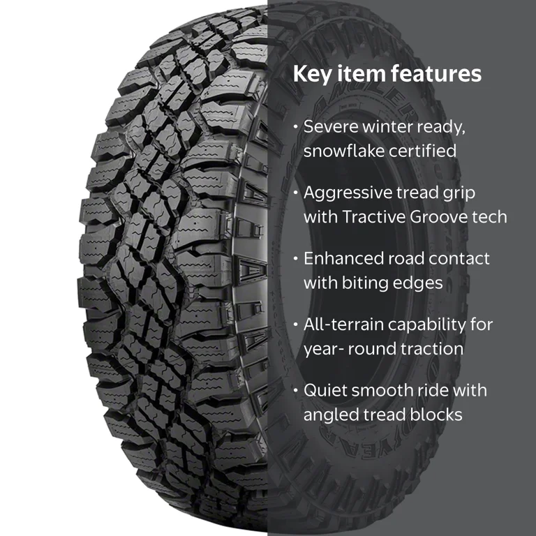 Goodyear Wrangler DuraTrac Studdable Rugged Terrain LT225/75R16
