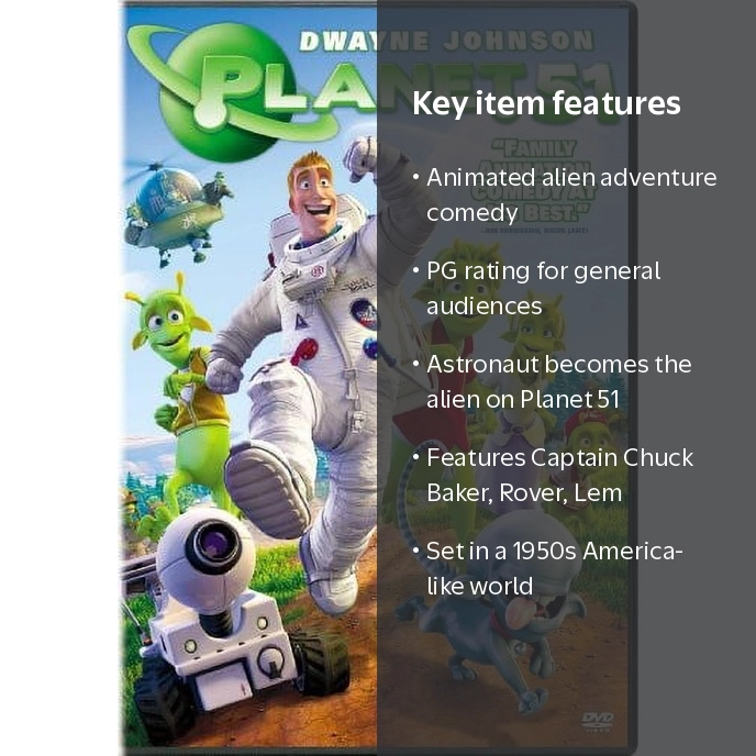 Sony Pictures Entertainment, DVD, Planet 51, Animated Alien Comedy