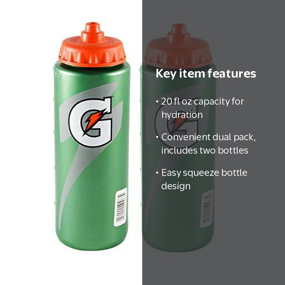 Gatorade Squeeze Bottle, 20 oz, 2 Pack - Walmart.com
