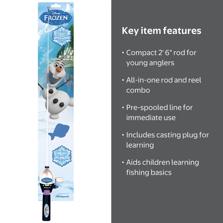 disey fishing rod combo Disney Kids Combos  Dakota Angler safety hook keeper to prevent snags Shakespeare Lightyear Kit