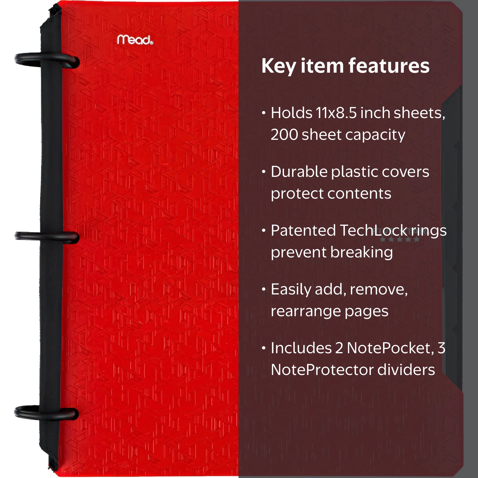 Five Star, Notebinder, Random Cover Colors, 11x8.5 Sheets