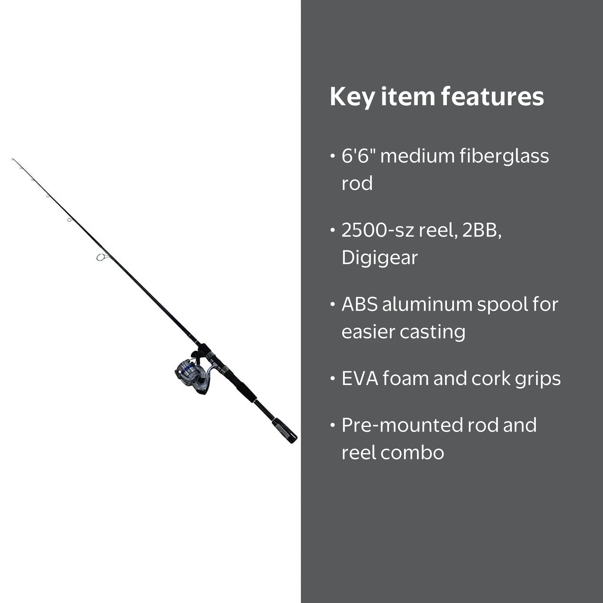 Daiwa, Spinning Combo, DSK-2B, 6' 6