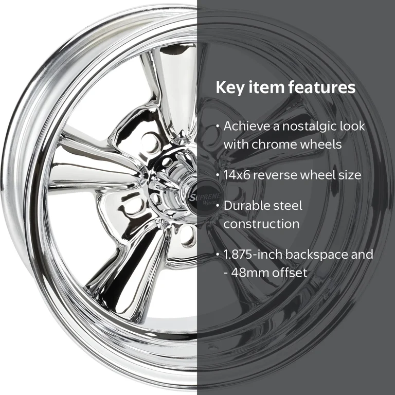 Allied Wheel, Steel Wheel, 6746099R, 14 x 6 Off-White - Walmart.com