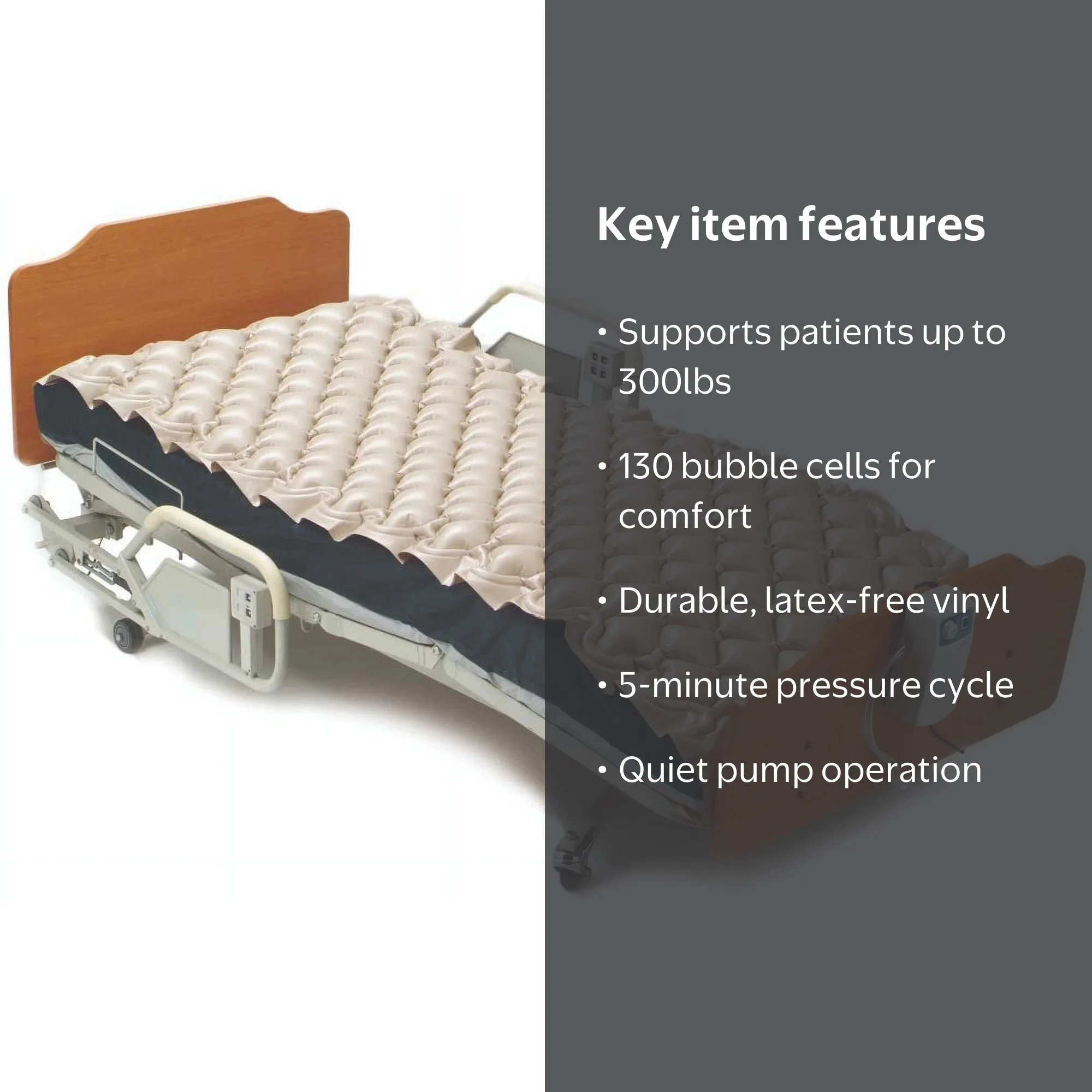 Free Shipping! Roscoe Medical Meridian SatinAir Twin Alternating