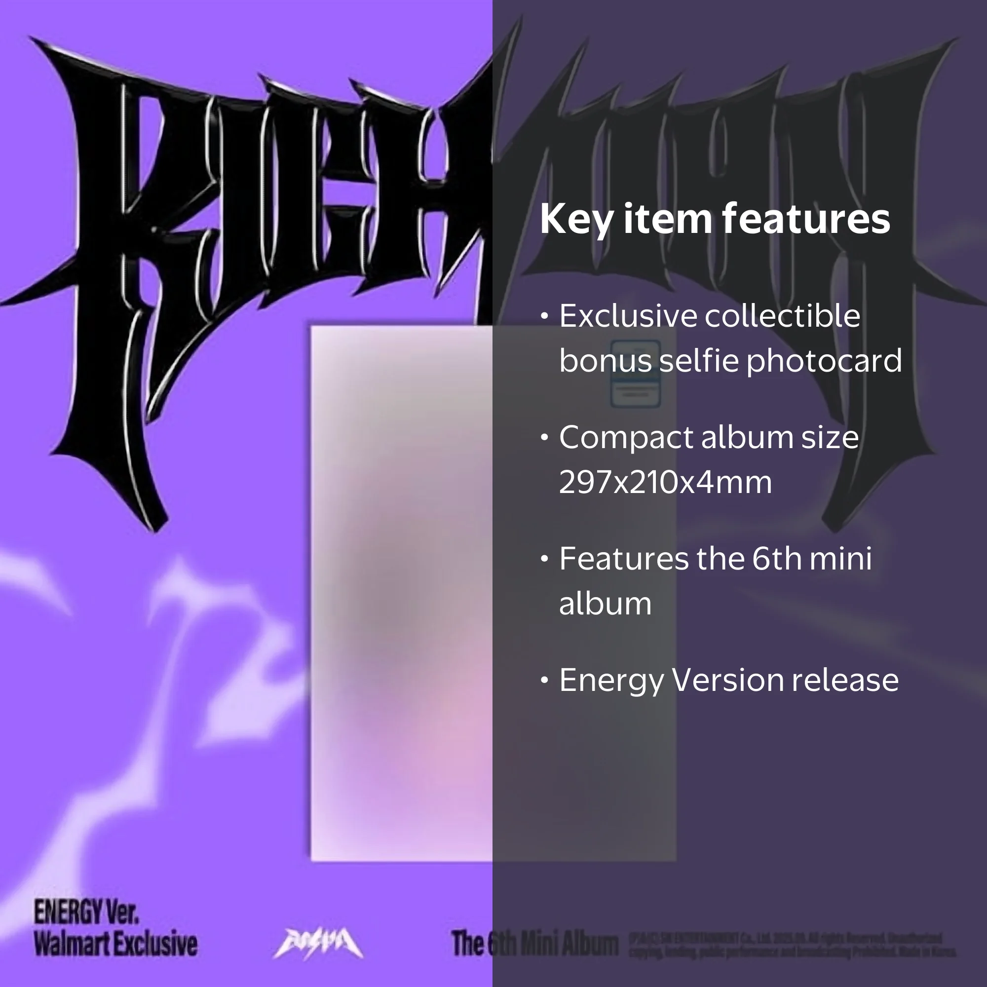 Aespa - The 6th Mini Album 'Rich Man' (ENERGY Ver.) (Walmart
