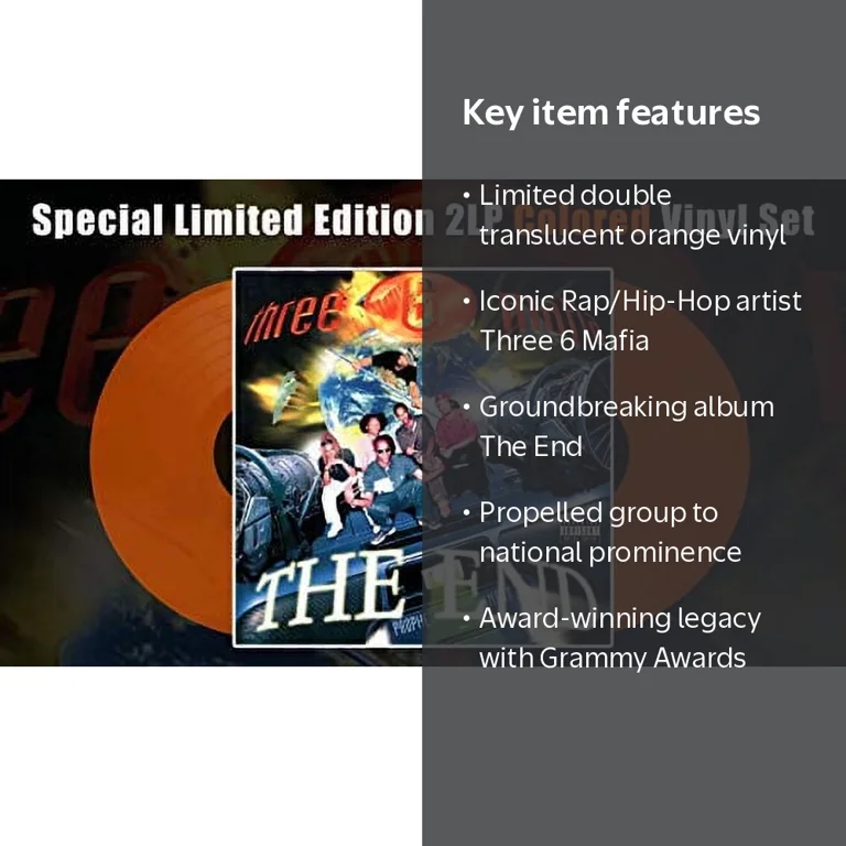 Hypnotize Minds, Three 6 Mafia Vinyl, End, Double Translucent