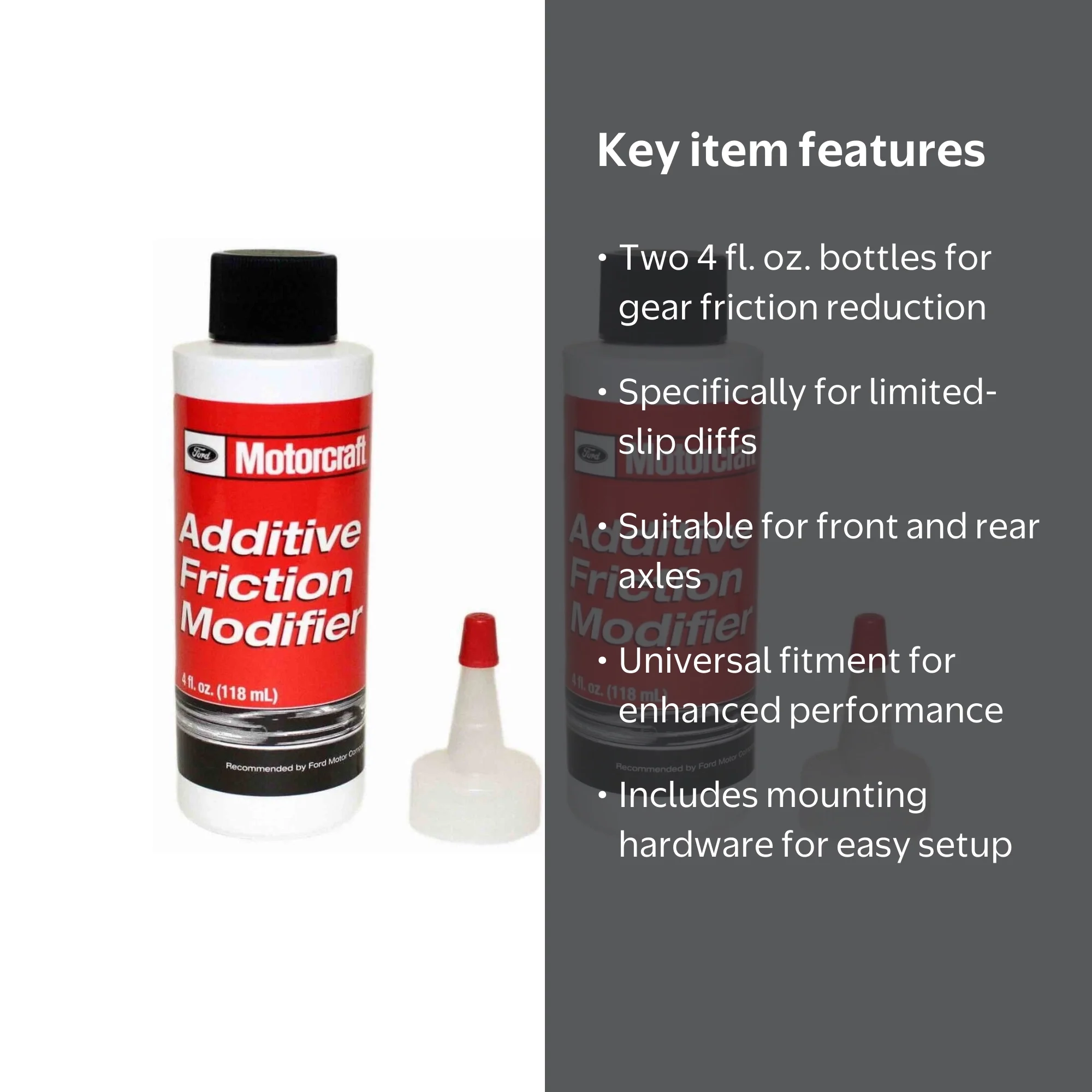 OEM FORD/MOTORCRAFT 2 X 4 Oz. Limited-Slip Differential Additive