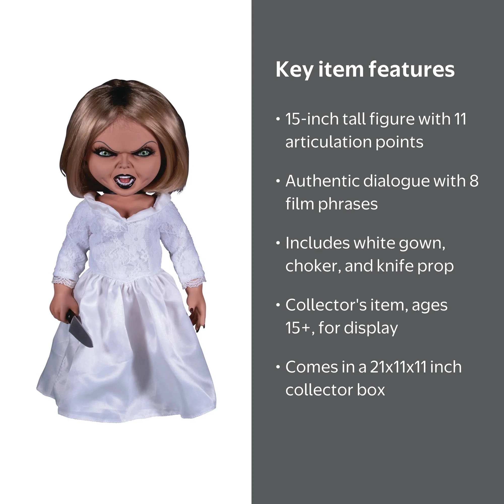 k*i様 希少新品未開封メズコ フィギュア MEZCOTOYZ MDS ペニーワ Mezco Designers Series - Mega Scale Seed of Chucky: Tiffany Horror