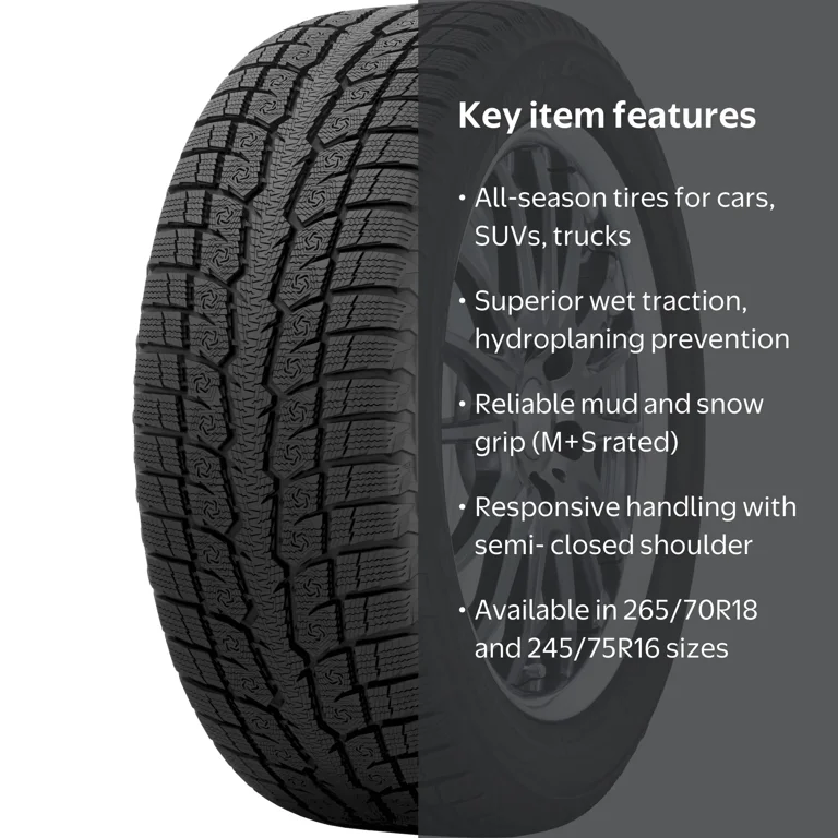 Toyo Observe GSi-6 LS Winter Tire, 245/75R16 111H BW - Exceptional