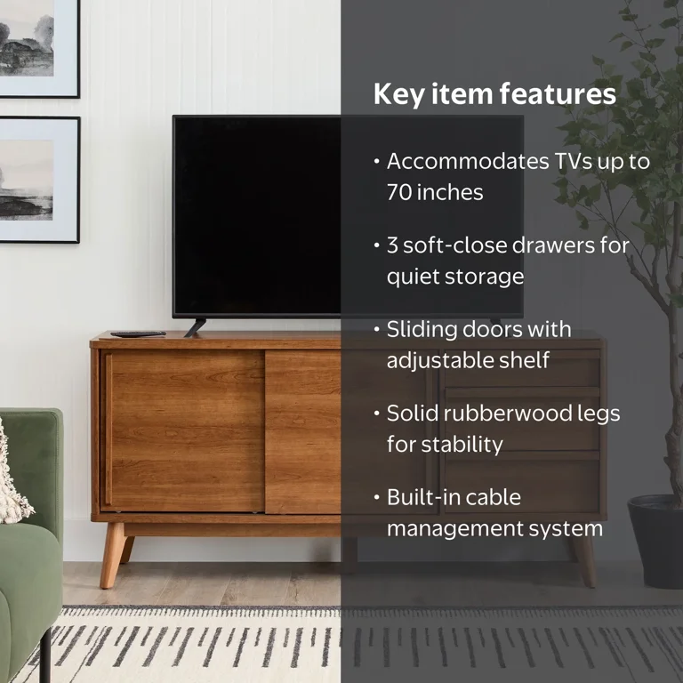 better homes & gardens canton media console tobacco oak finish Greyson TV Stand for TVs up to 70, Acorn The Better Homes and Gardens Canton Coffee Table with a pedestal base is a stylish and functional addition to any living room Canton Media Console