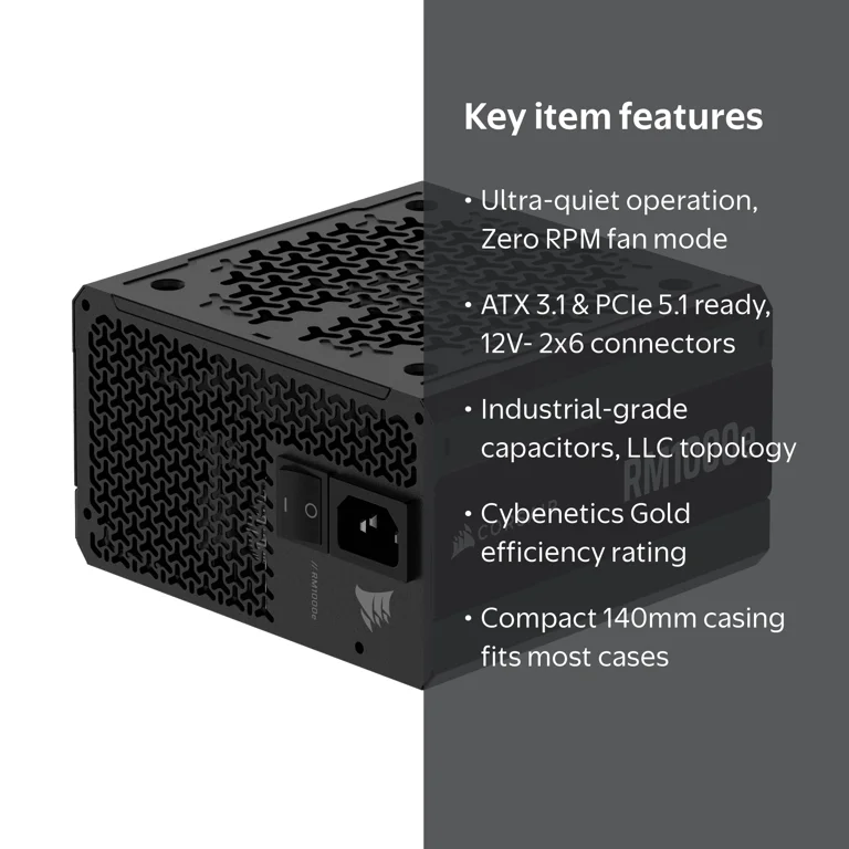 Free Shipping! Corsair RMe Series Fully Modular Low-Noise ATX