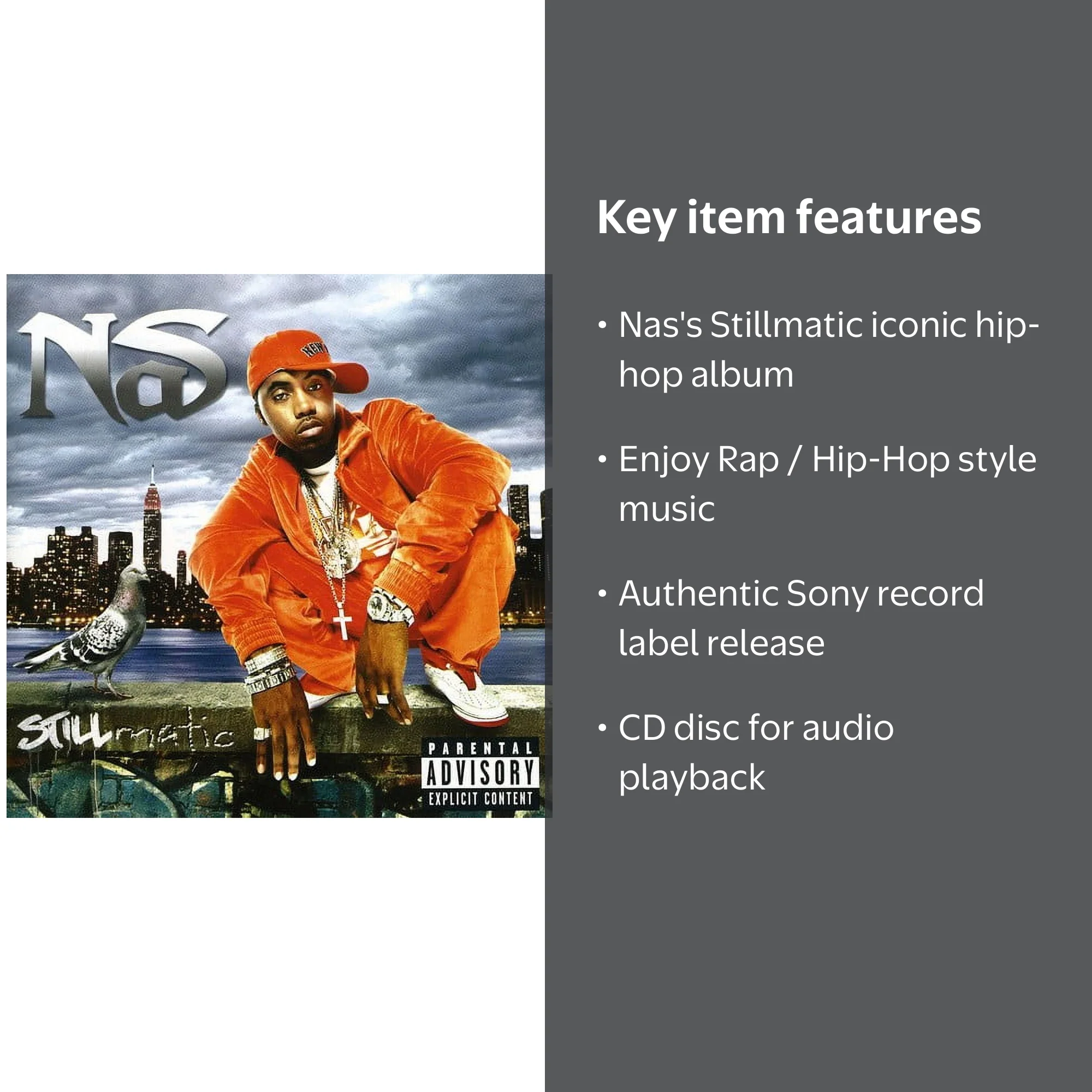 Nas - Stillmatic - Music & Performance - CD - Walmart.com