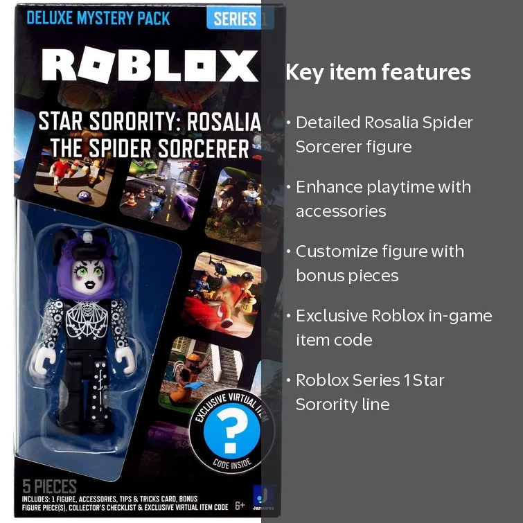 Jazwares Roblox Series 1 Star Sorority:Rosalia The Spider Sorcerer
