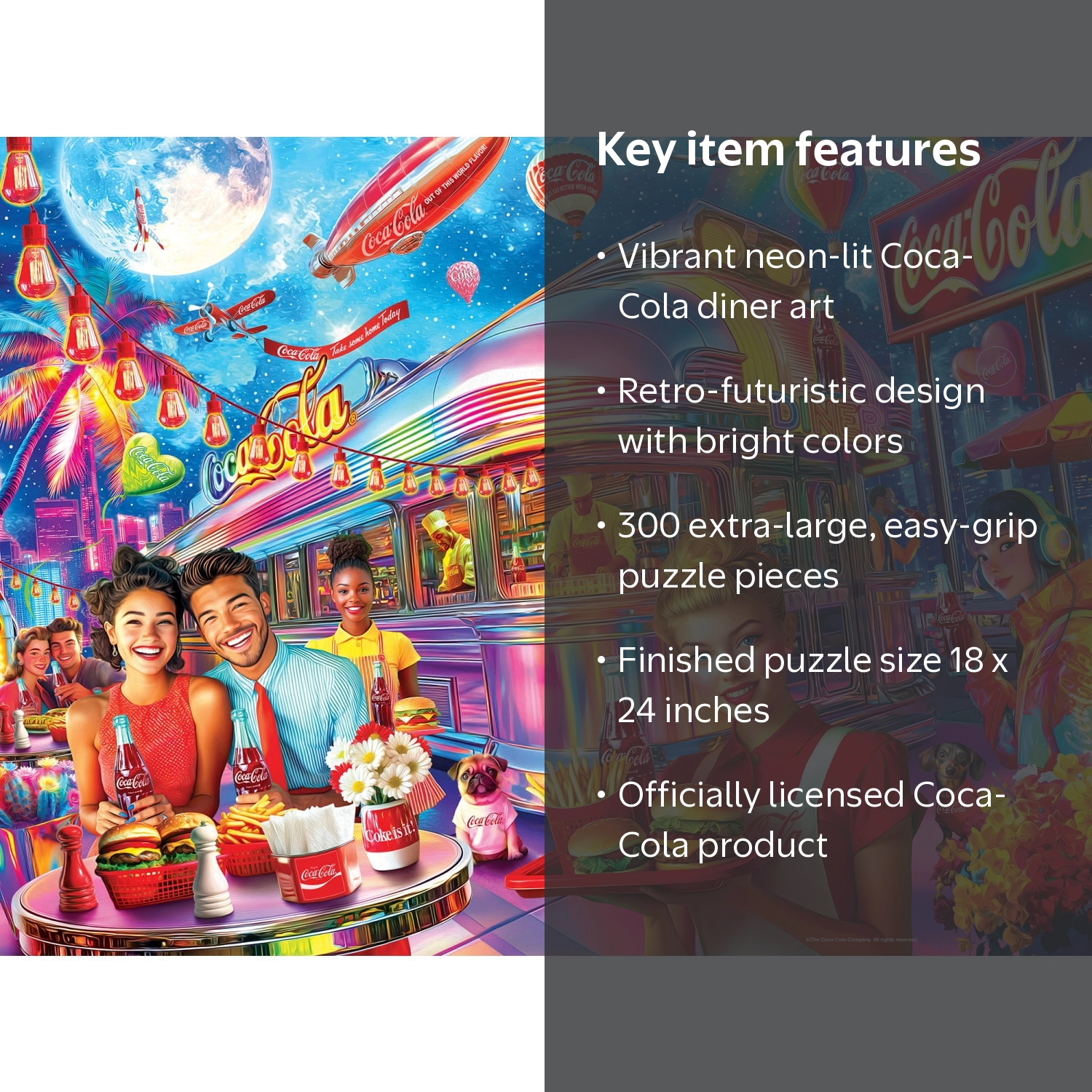 MasterPieces 300 Piece EZ Grip Jigsaw Puzzle - Coca-Cola Future