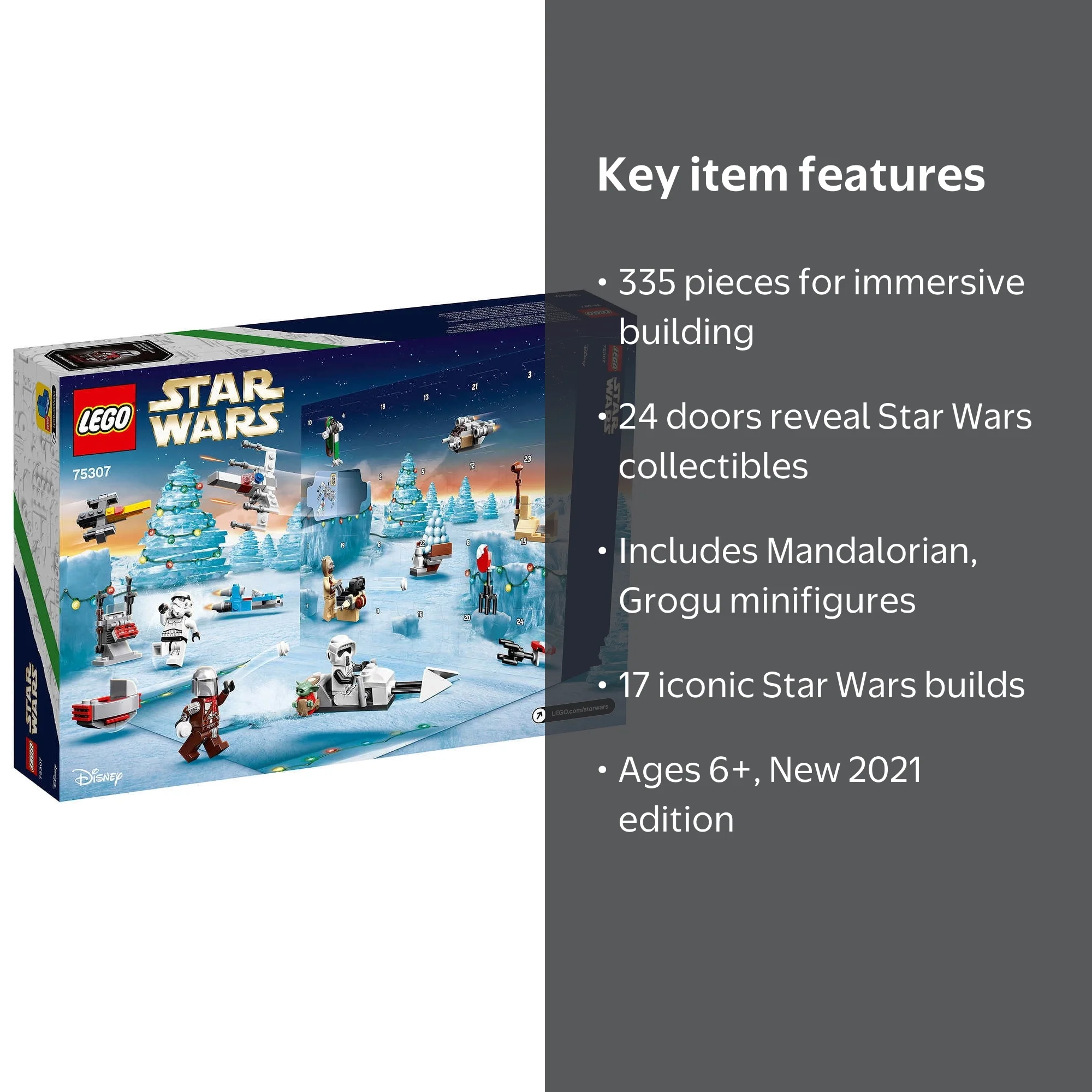 LEGO Star Wars Advent Calendar 75307 Awesome Toy Building Kit for