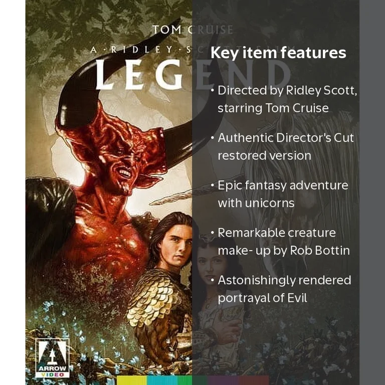 Arrow Video, Blu-ray, Legend, Action & Adventure Fantasy Fairytale