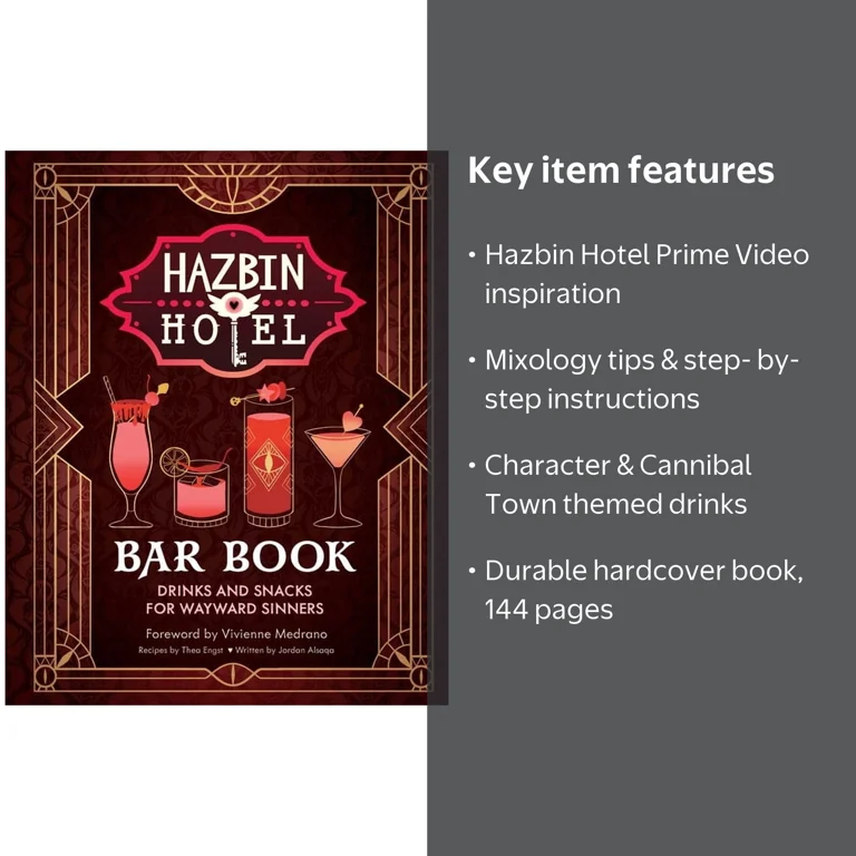The Hazbin Hotel Bar Book: Drinks and Snacks for Wayward Sinners