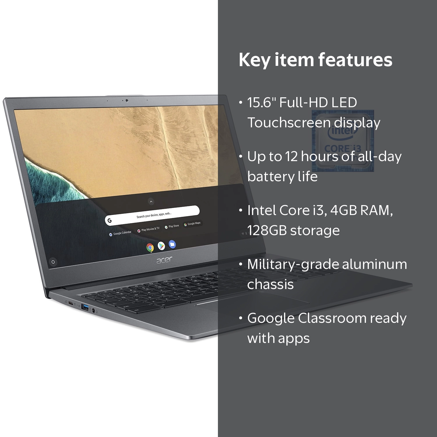 Acer, Chromebook, CB715-1WT-39HZ, 15.6