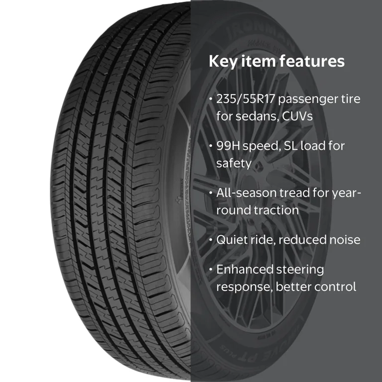 Ironman iMove PT Plus All Season 235/55R17 99H Passenger Tire Ironman iMove PT Plus All Season 235/55R17 99H Passenger Tire