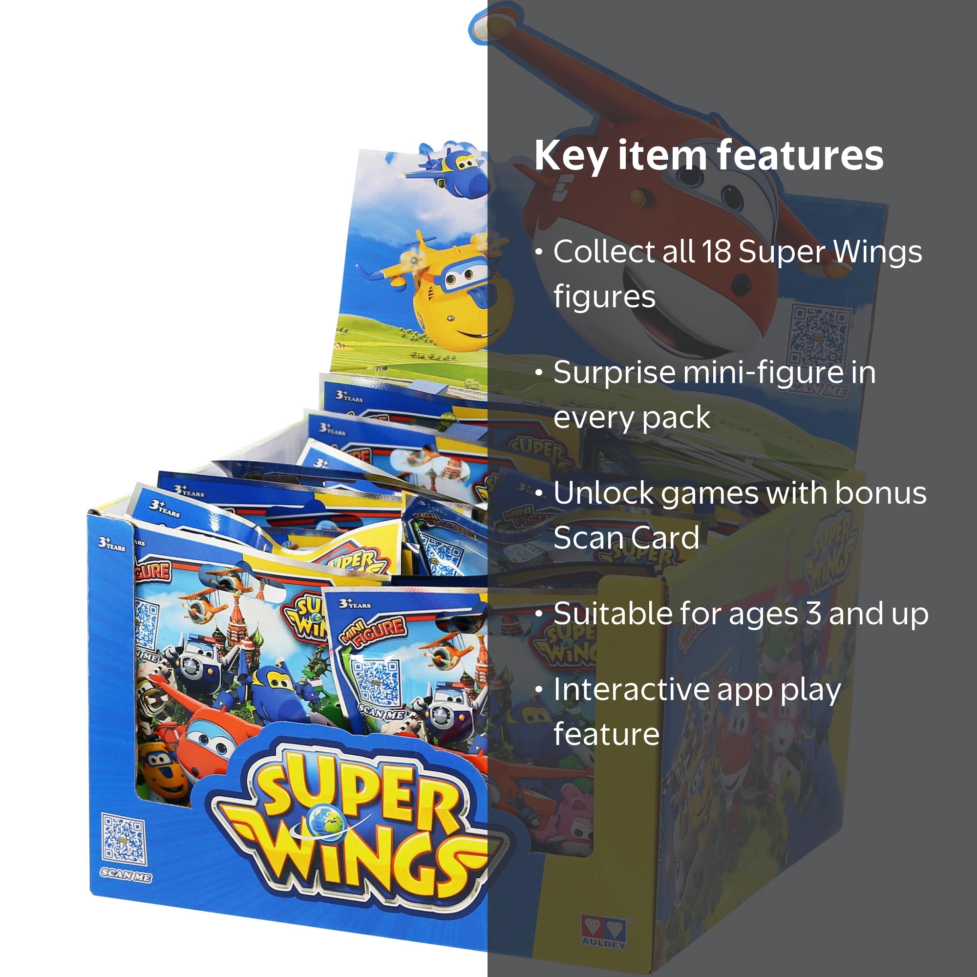 Super Wings Mini-Figure, Collectible Foil Pack Toy, Includes