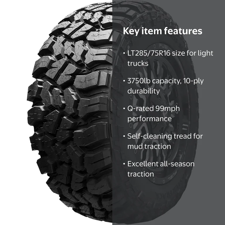 Mastertrack BADLANDS MT Mud Terrain LT285/75R16 126Q 10PR E Light