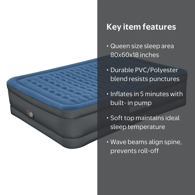 Bestway Tough Guard Air Mattress Queen 18