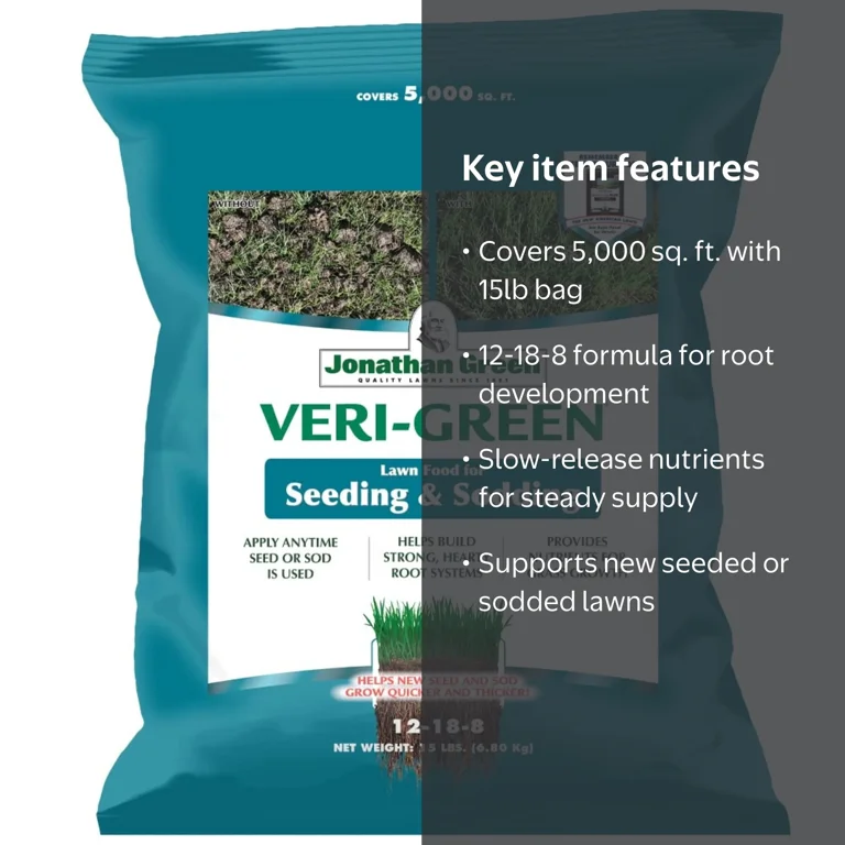 Jonathan Green Veri Green Grass Lawn Food 15 lb, Slow-Release
