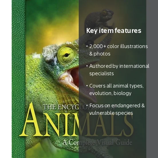 The Encyclopedia of Animals : A Complete Visual Guide (Edition 1