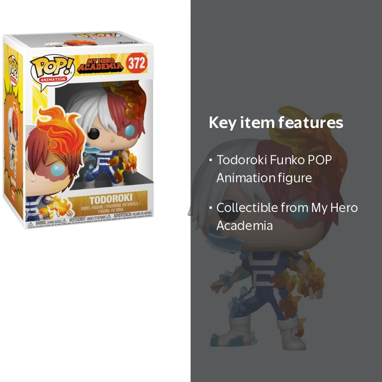 Funko POP! My Hero Academia Todoroki, 3.75 inch collectible figure